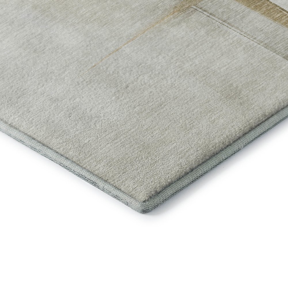Luxury Washable Indoor/Outdoor Ravenna Putty 3' x 5' Rug. Picture 2