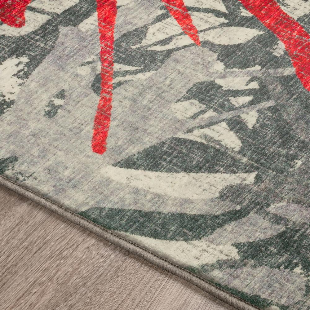 Brisbane BR6 Scarlet 5' x 7'6" Rug. Picture 5