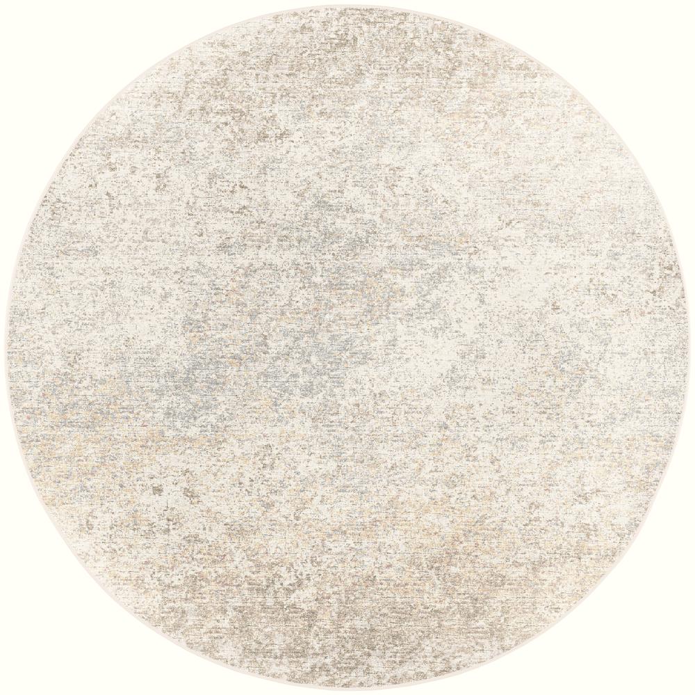 Winslow WL3 Khaki 8' x 8' Round Rug. Picture 1