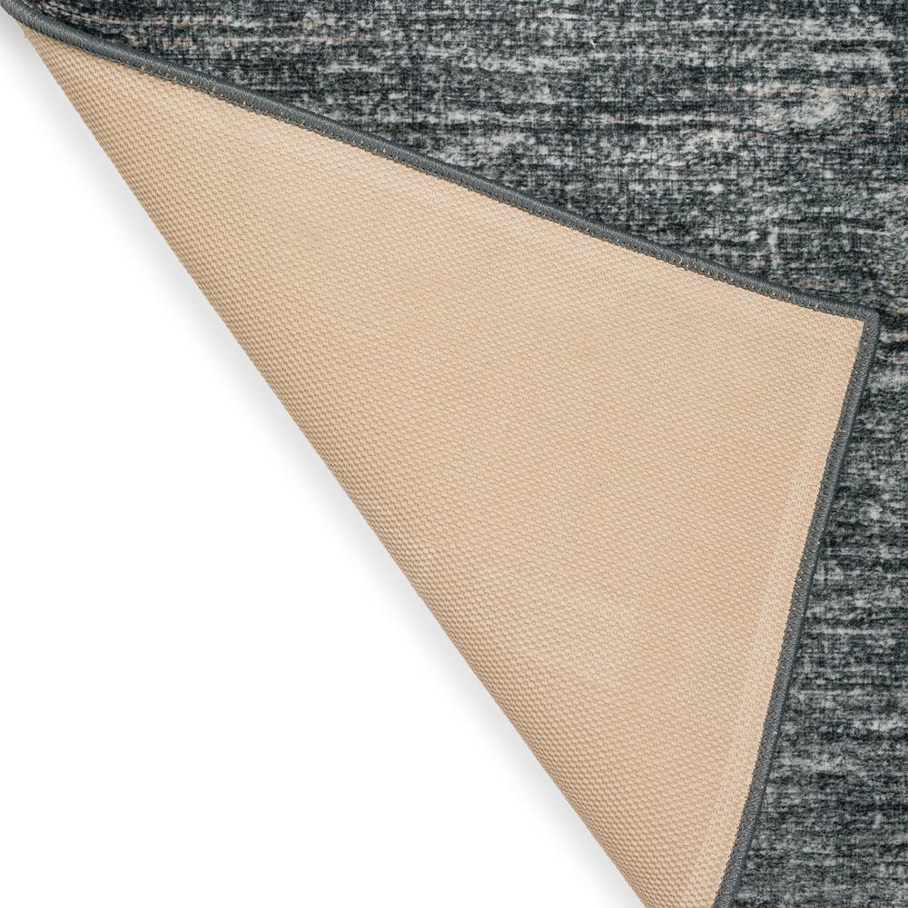 Ciara CR1 Charcoal 2'6" x 8' Runner Rug. Picture 5