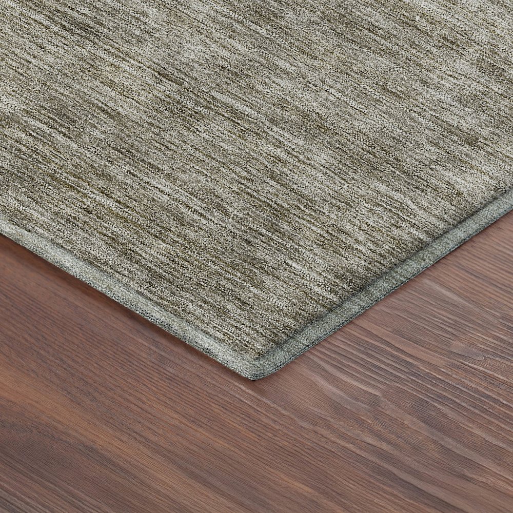 Luxury Washable Indoor/Outdoor Soft Essentials SE1 Ivory 3' x 5' Rug. Picture 2