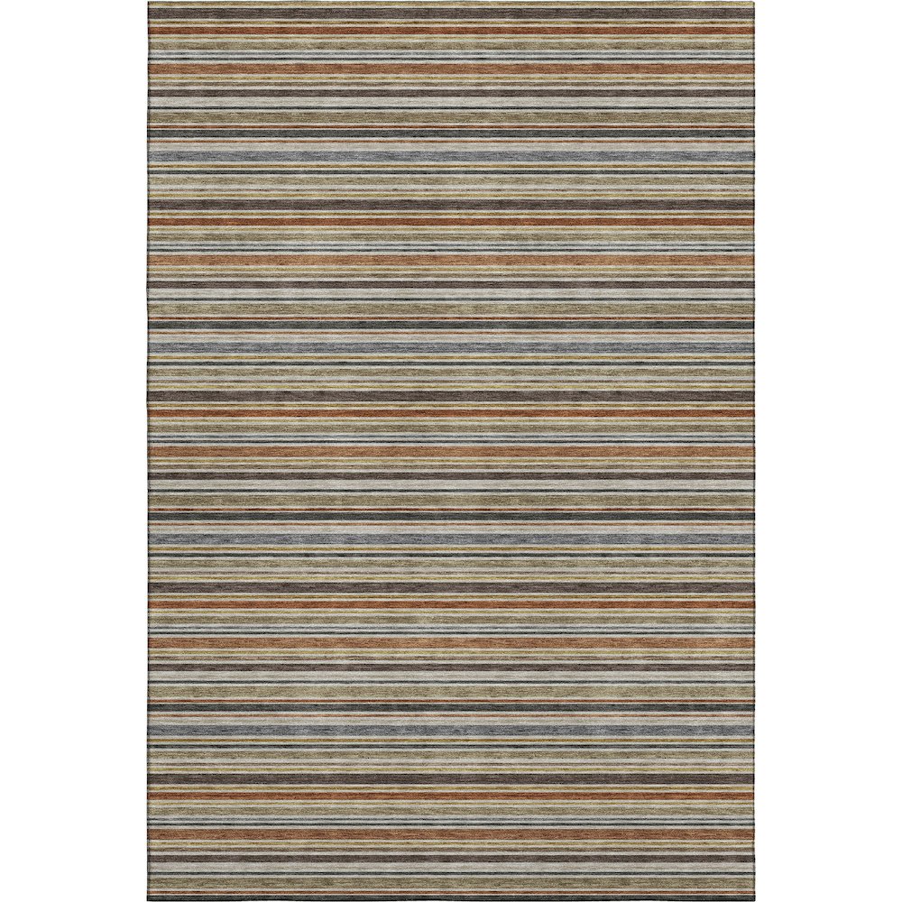 Luxury Washable Indoor/Outdoor Soft Essentials SE2 Multi 8' x 10' Rug. Picture 1