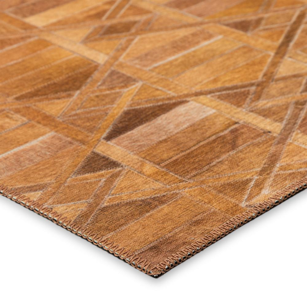 Laredo Brown Animal Patchwork 9' x 12' Area Rug Brown ALR34. Picture 3