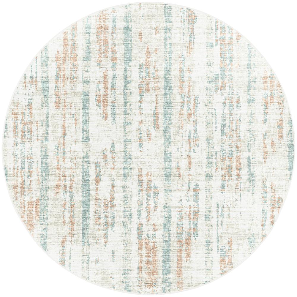 Winslow WL6 Pearl 8' x 8' Round Rug. Picture 1