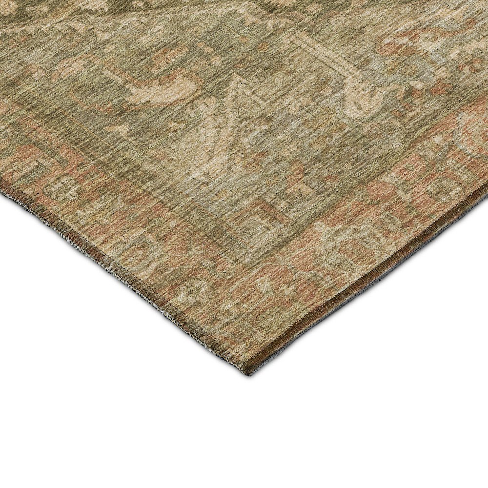 Luxury Washable Indoor/Outdoor Solace Fern 3' x 5' Rug. Picture 2