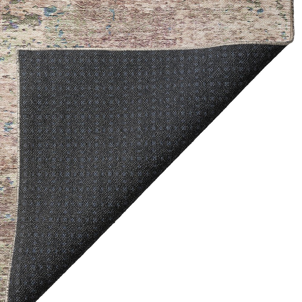 Luxury Washable Indoor/Outdoor Solace Blush 3' x 5' Rug. Picture 4