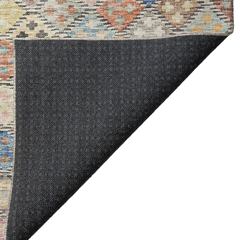 Luxury Washable Indoor/Outdoor Solace Paprika 3' x 5' Rug. Picture 4