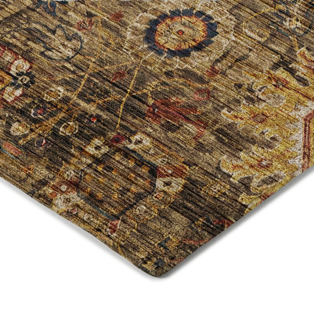 Indoor/Outdoor Silk Road Clove 3' x 5' Rug. Picture 2