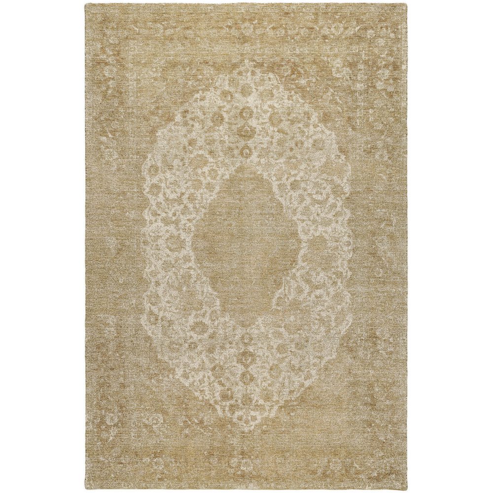Luxury Washable Indoor/Outdoor Tabrook Beige 8' x 10' Rug. Picture 1