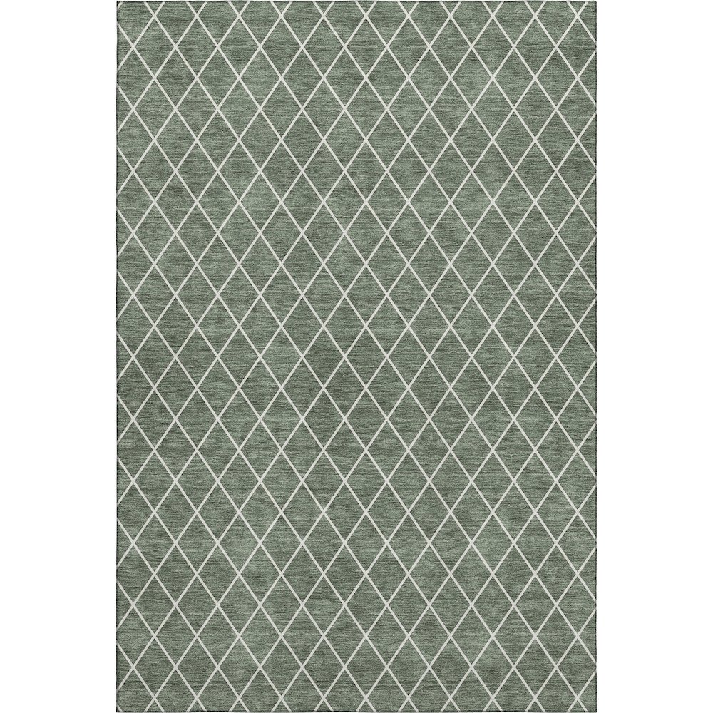 Luxury Washable Indoor/Outdoor The Reserve Basil 8' x 10' Rug. Picture 1