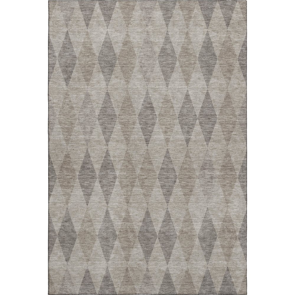 Luxury Washable Indoor/Outdoor The Reserve Beige 8' x 10' Rug. Picture 1