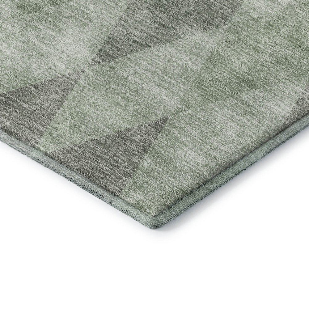 Luxury Washable Indoor/Outdoor The Reserve Fern 3' x 5' Rug. Picture 2