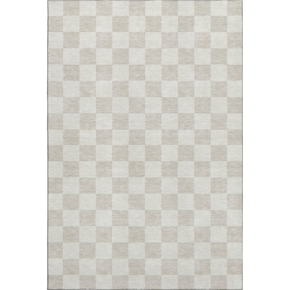 Luxury Washable Indoor/Outdoor The Reserve Linen 8' x 10' Rug. Picture 1