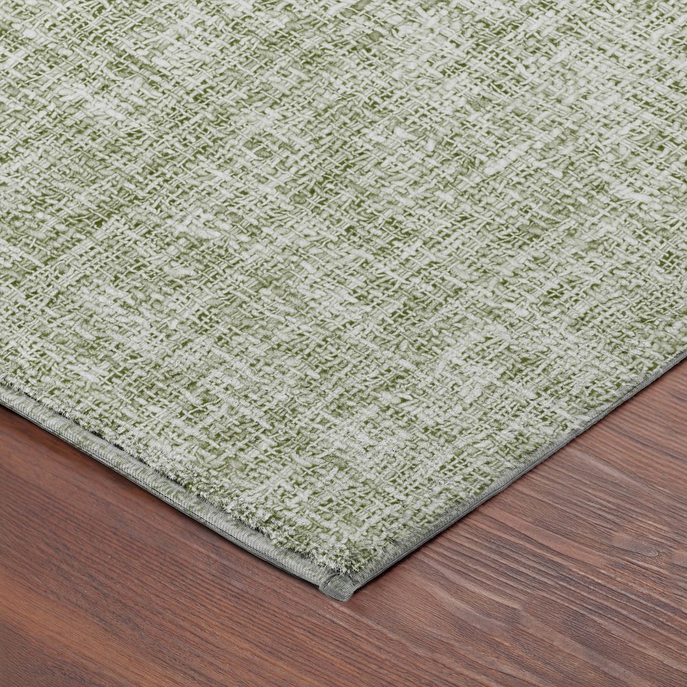 Luxury Washable Voyage VY1 Green 3' x 5' Rug. Picture 2