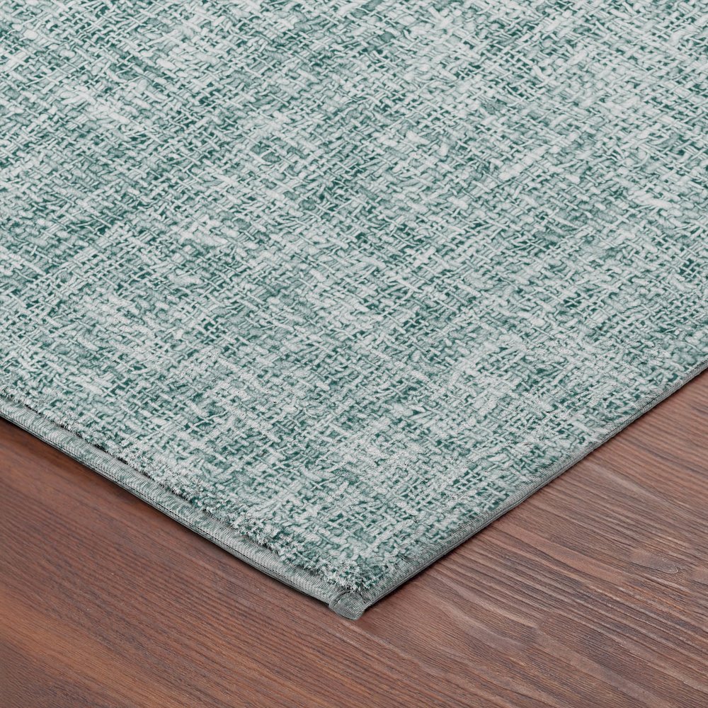 Luxury Washable Voyage VY1 Blue 3' x 5' Rug. Picture 2