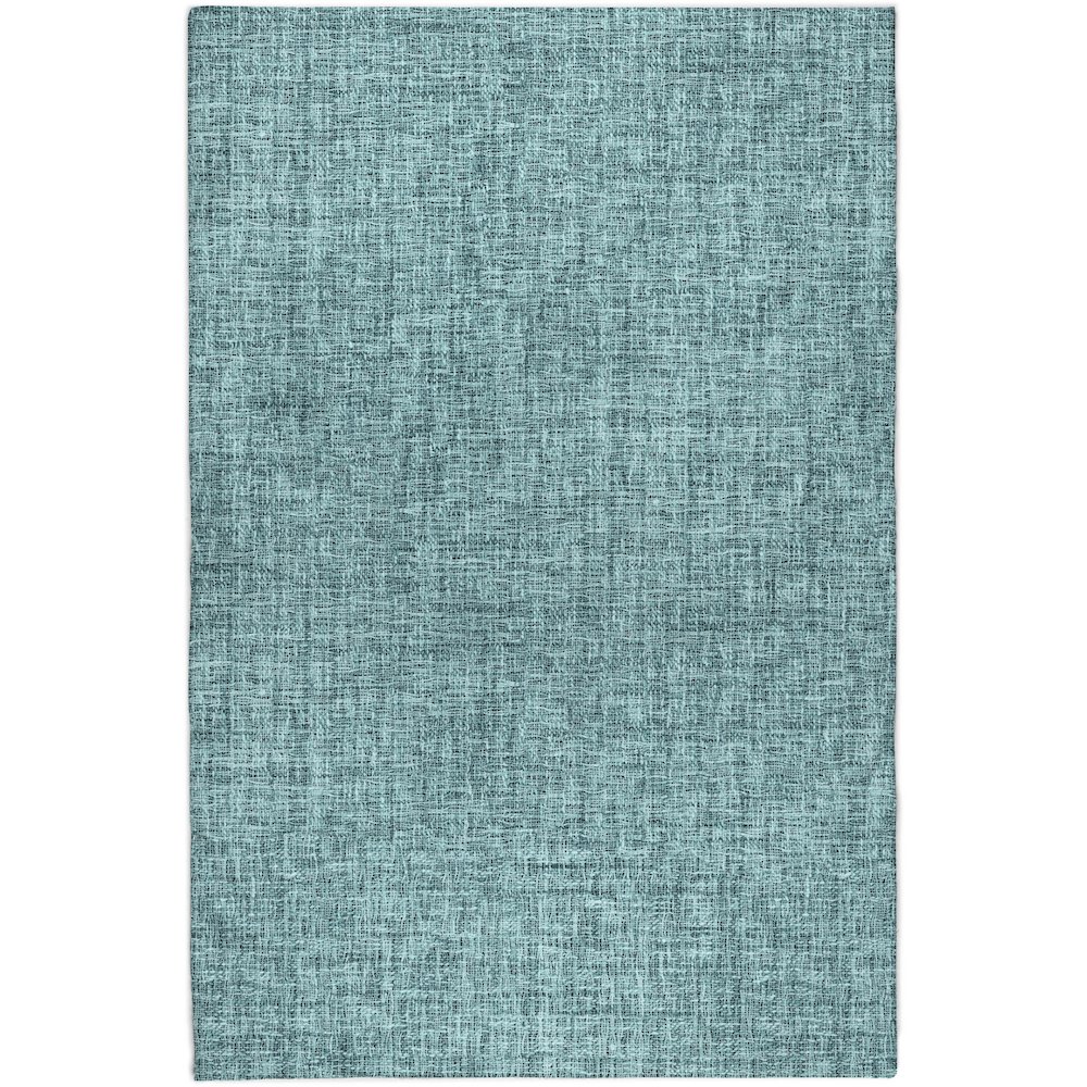 Luxury Washable Voyage VY1 Teal 8' x 10' Rug. Picture 1