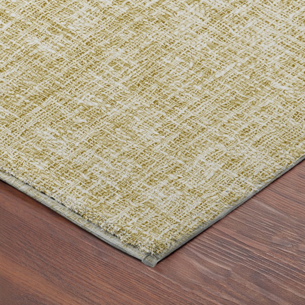 Luxury Washable Voyage VY1 Gold 3' x 5' Rug. Picture 2