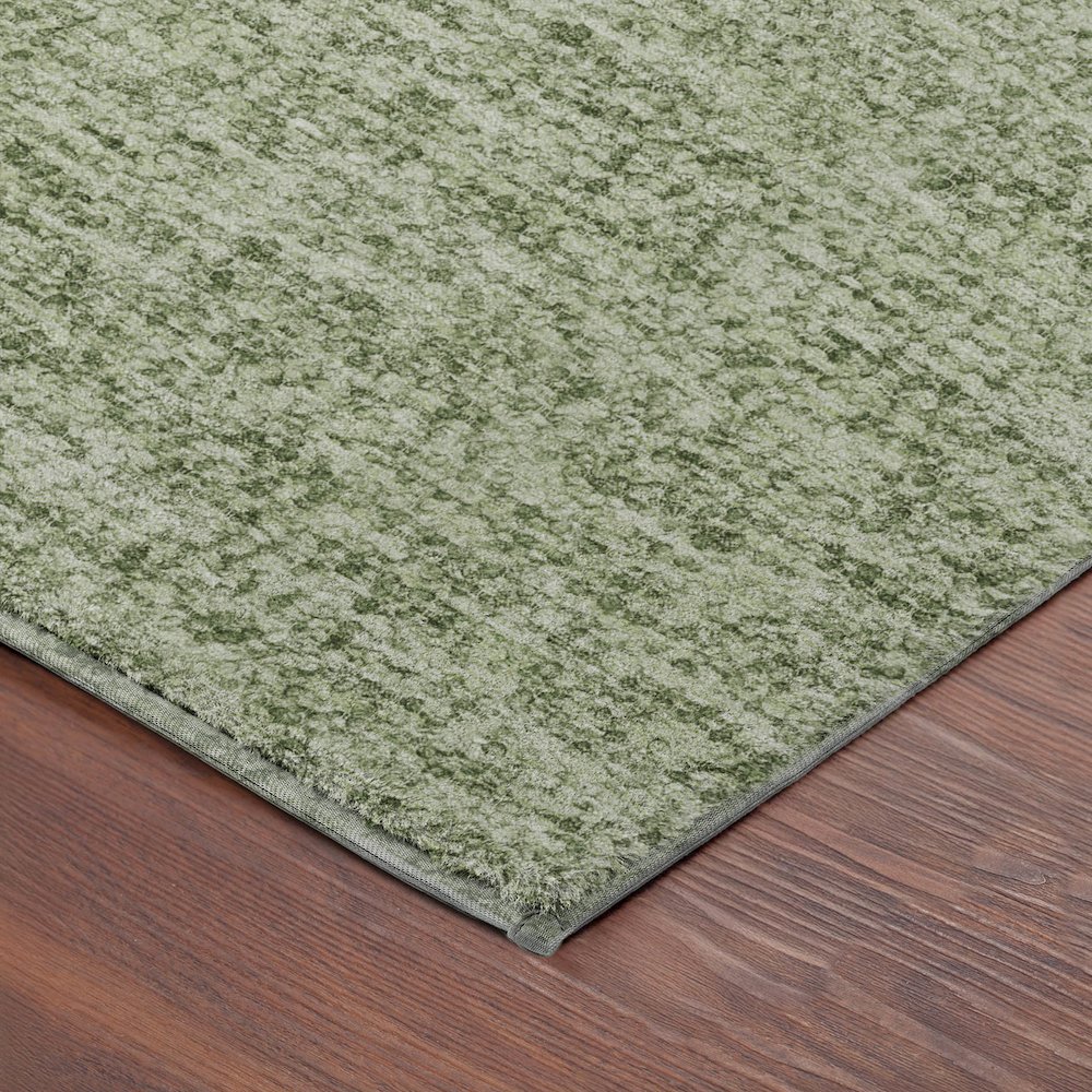 Luxury Washable Voyage VY2 Green 3' x 5' Rug. Picture 2
