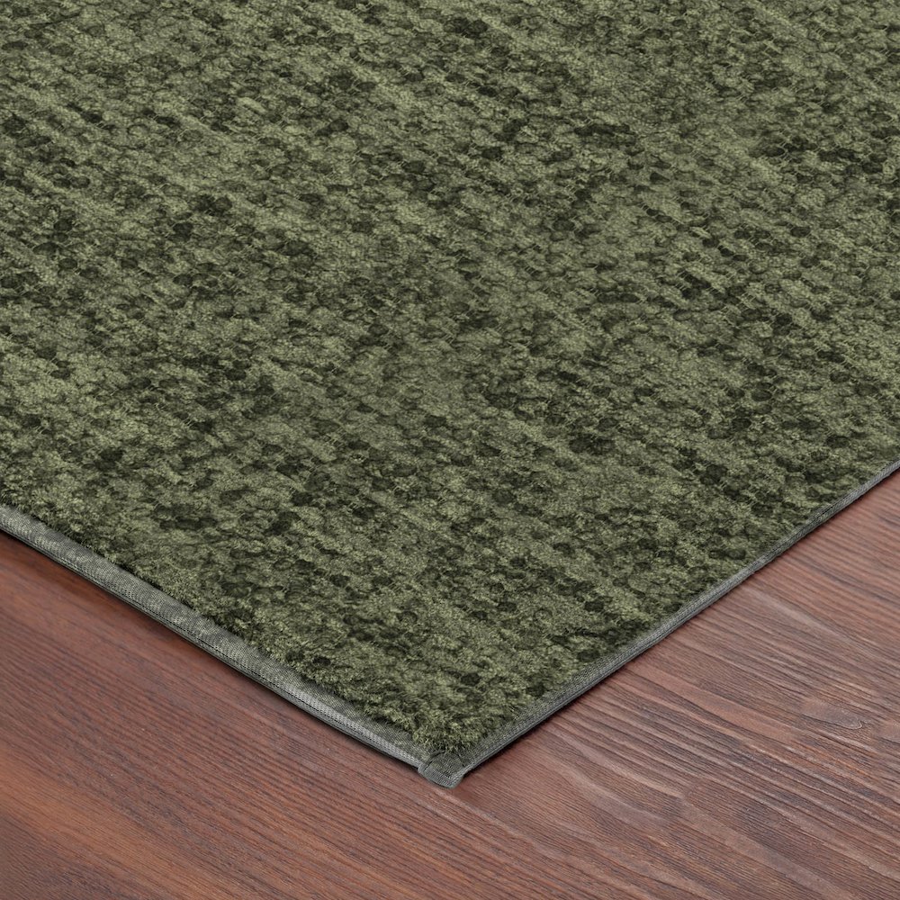 Luxury Washable Voyage VY2 Green 3' x 5' Rug. Picture 2