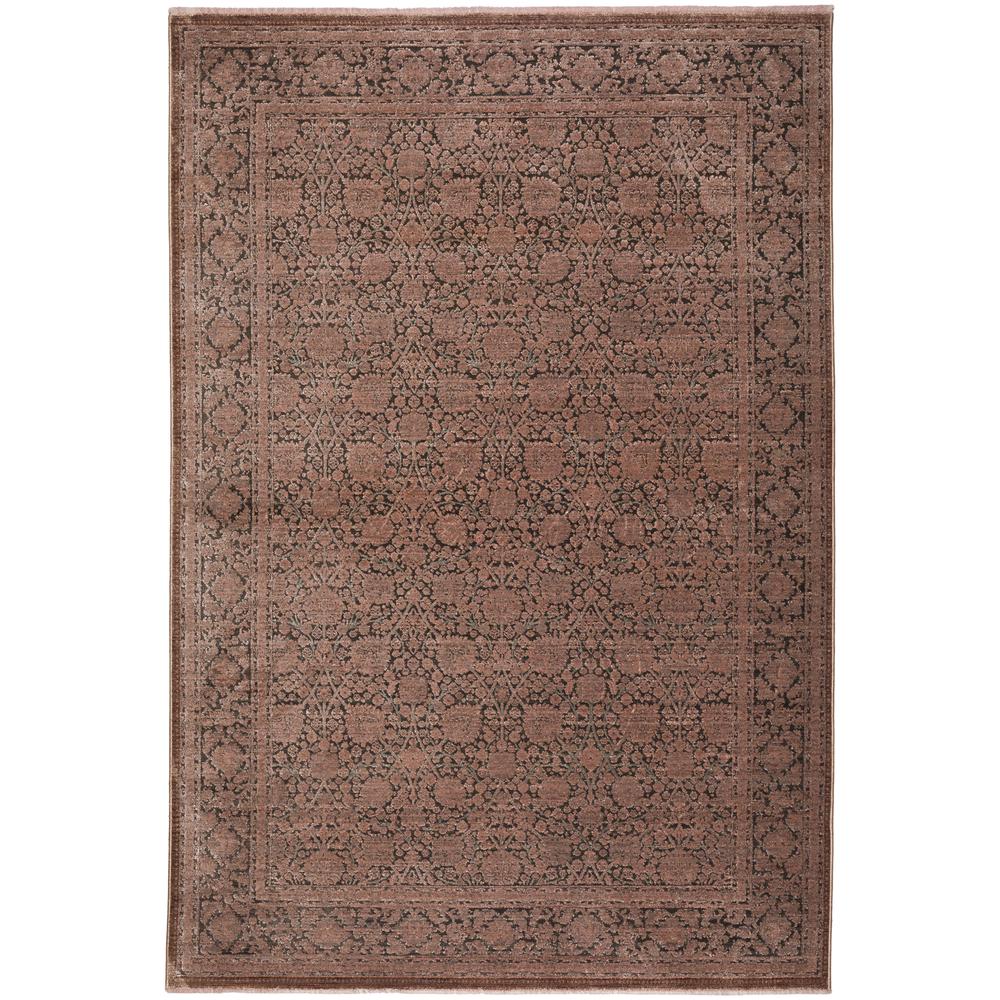 Vizcia VZ1 Brown 3' x 5'1" Rug. Picture 1