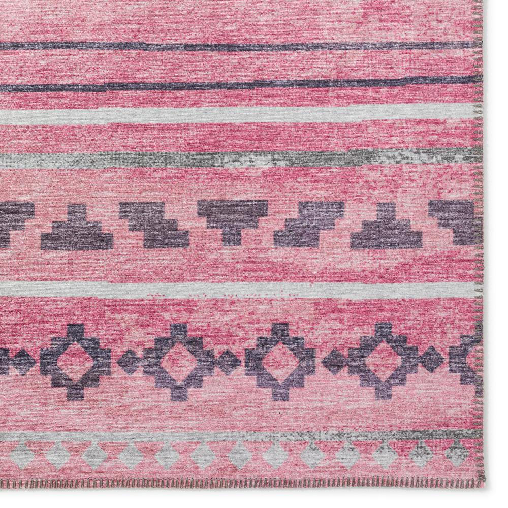 Yuma Pink Bohemian Southwest 9' x 12' Area Rug Pink AYU40. Picture 2