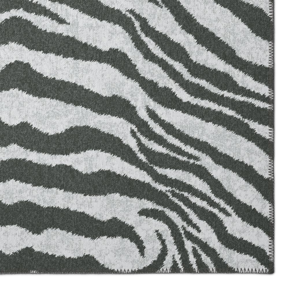 Safari Grey Animal Animal Print 9' x 12' Area Rug Grey ASF31. Picture 2
