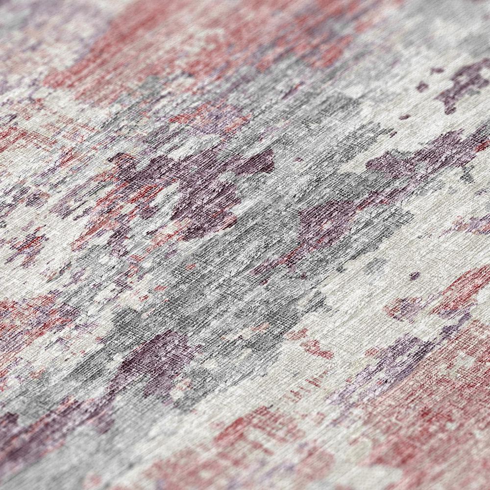 Indoor/Outdoor Accord AAC34 Pink Washable 3' x 5' Rug. Picture 8