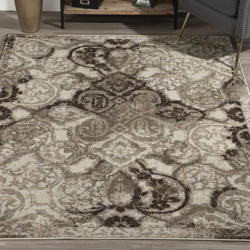 Antigua AN10 Mocha 3'3" x 5'3" Rug. Picture 2