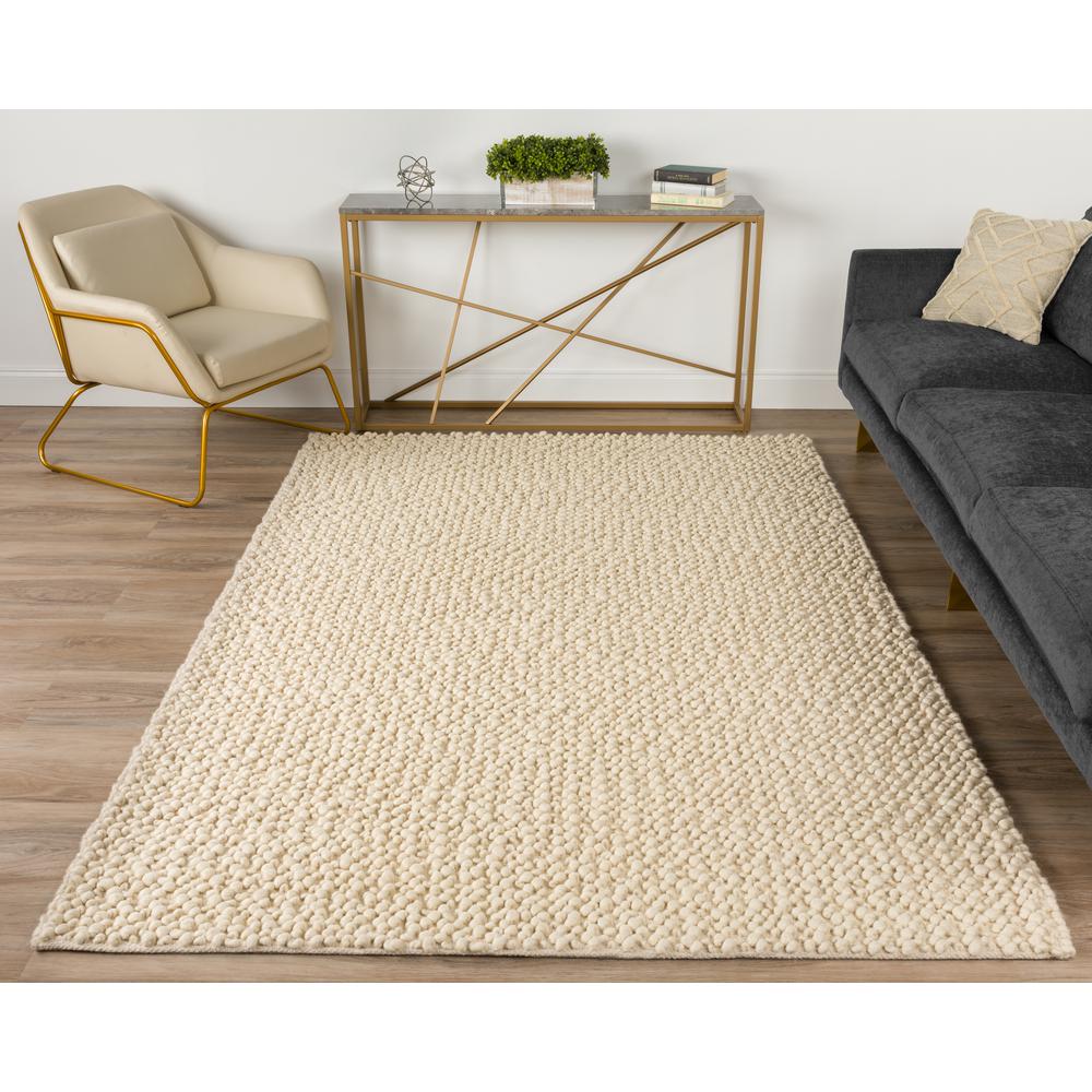 Gorbea GR1 Vanilla 5' x 7'6" Rug. Picture 2