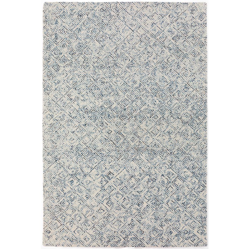 Zoe ZZ1 Navy 5' x 7'6" Rug. Picture 1