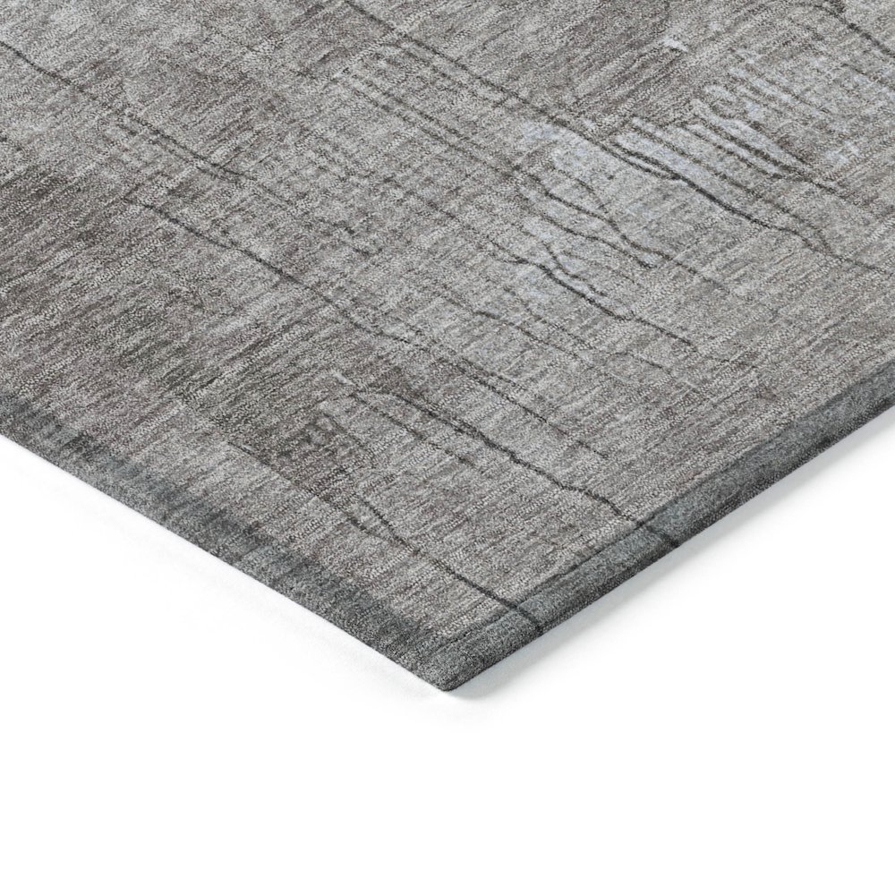 Machine Washable Indoor/Outdoor Chantille Denim 5' x 7'6" Rug. Picture 3