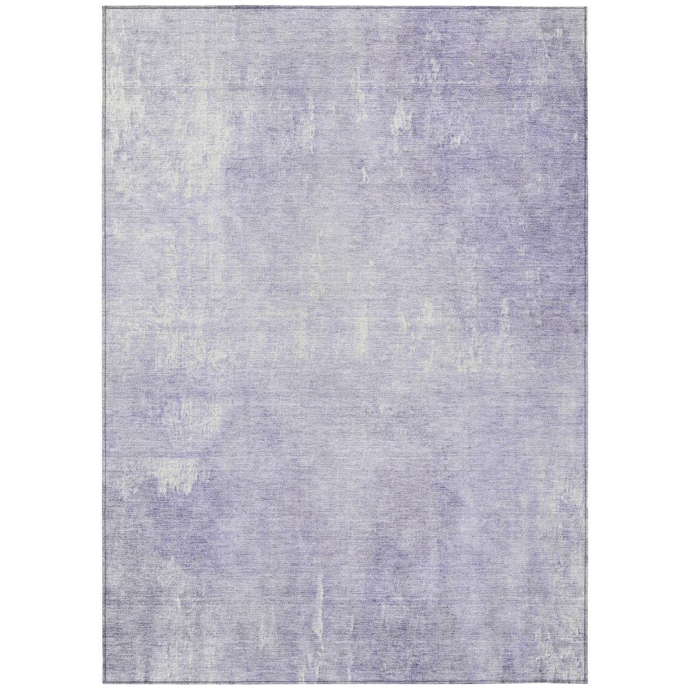 Machine Washable Indoor/Outdoor Chantille Lavender 9' x 12' Rug. Picture 1