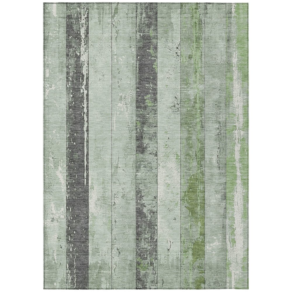 Machine Washable Indoor/Outdoor Chantille Aloe 9' x 12' Rug. Picture 1