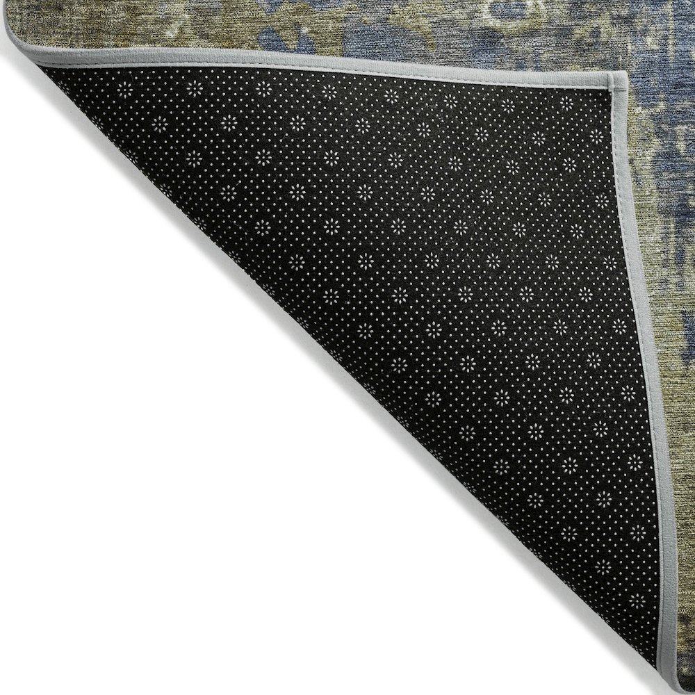 Machine Washable Indoor/Outdoor Chantille Khaki 5' x 7'6" Rug. Picture 2