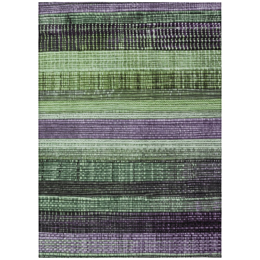 Machine Washable Indoor/Outdoor Chantille Purple 9' x 12' Rug. Picture 1