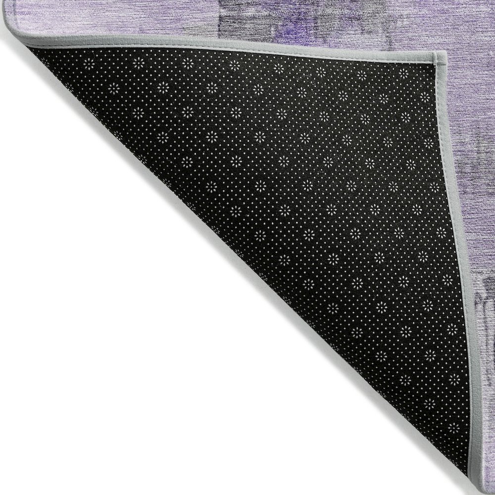 Machine Washable Indoor/Outdoor Chantille Lavender 5' x 7'6" Rug. Picture 2