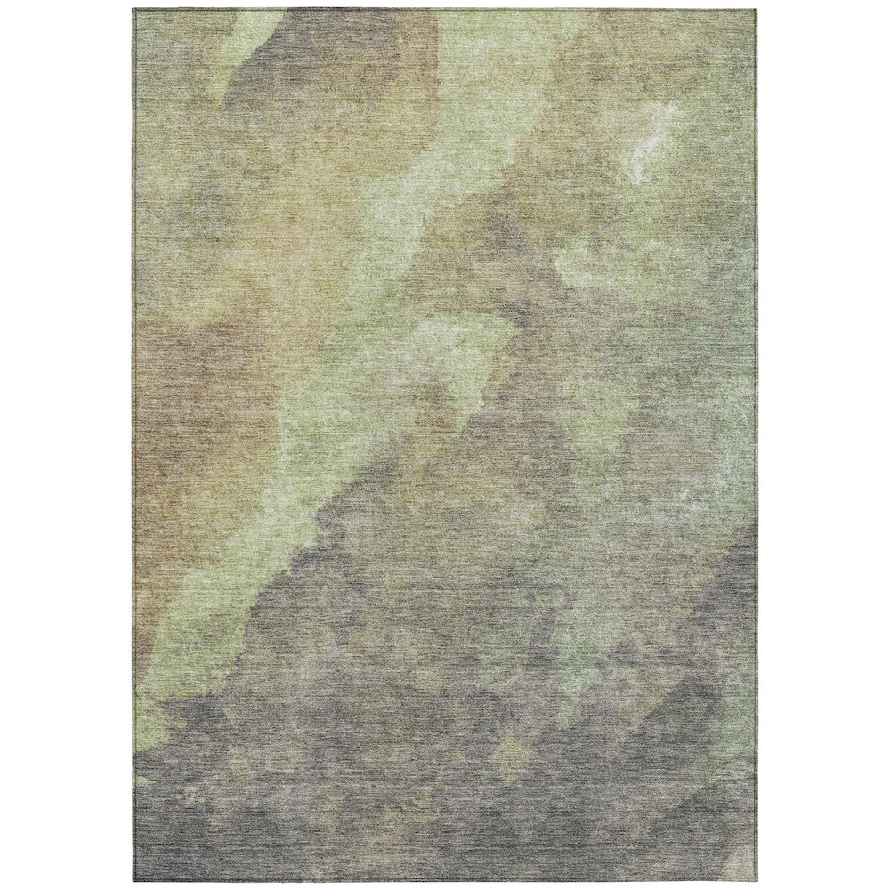 Machine Washable Indoor/Outdoor Chantille Aloe 9' x 12' Rug. Picture 1