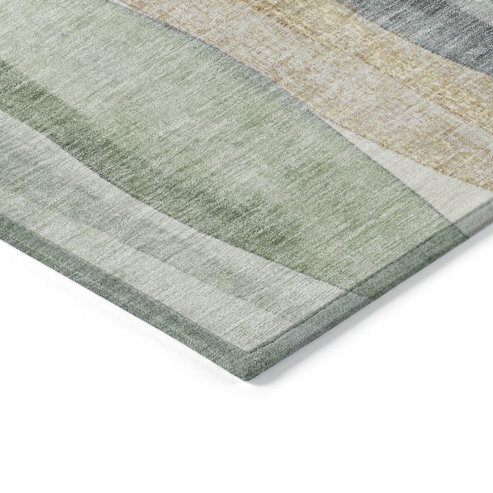 Machine Washable Indoor/Outdoor Chantille Aloe 5' x 7'6" Rug. Picture 3