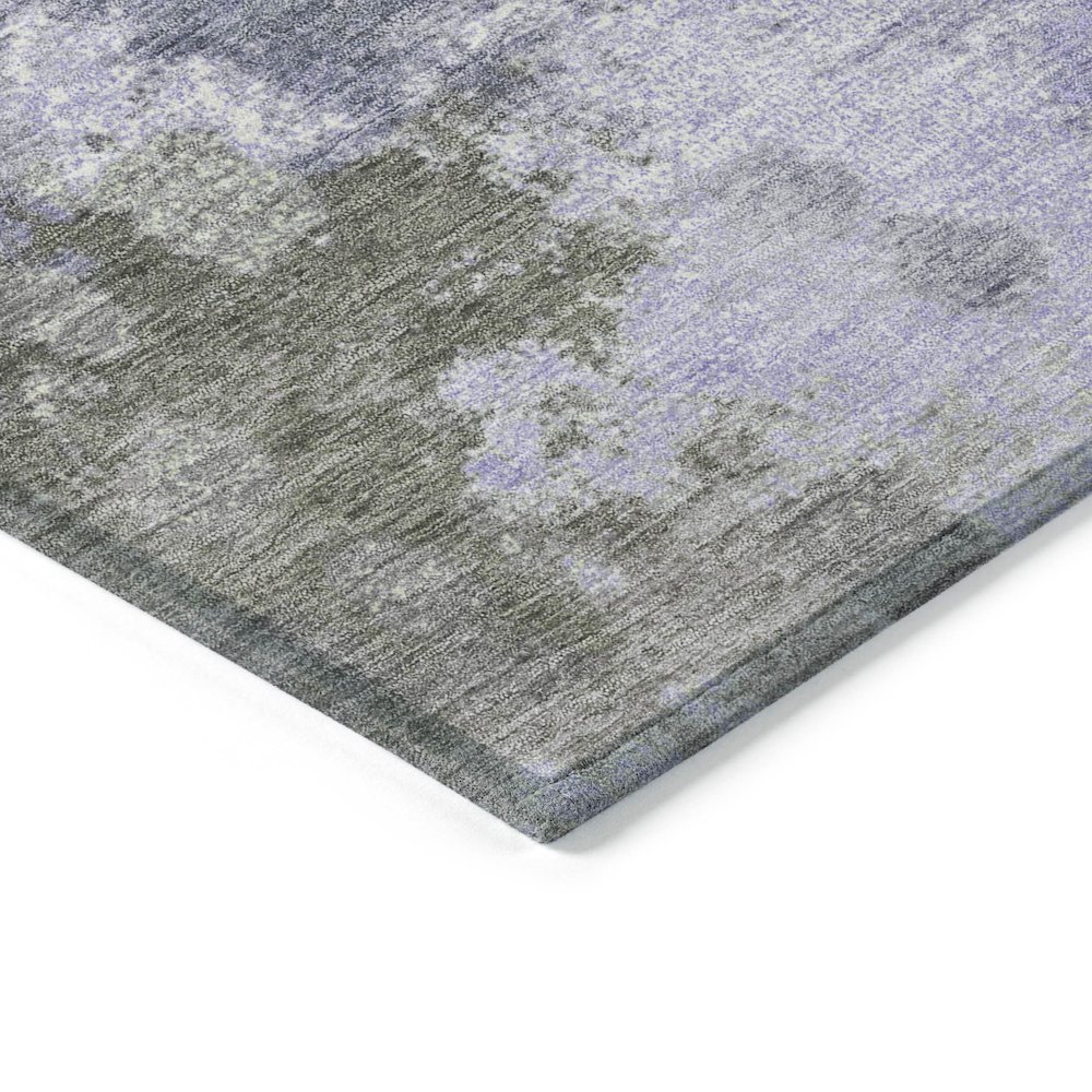 Machine Washable Indoor/Outdoor Chantille Lavender 5' x 7'6" Rug. Picture 3