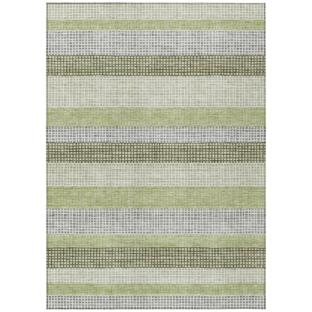 Machine Washable Indoor/Outdoor Chantille Aloe 9' x 12' Rug. Picture 1