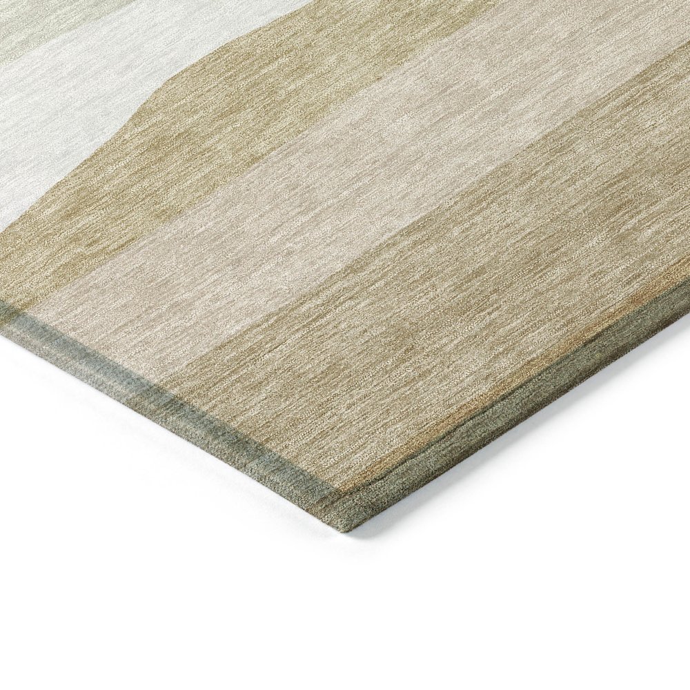 Machine Washable Indoor/Outdoor Chantille ACN2023 Wheat 5' x 7'6" Rug. Picture 3