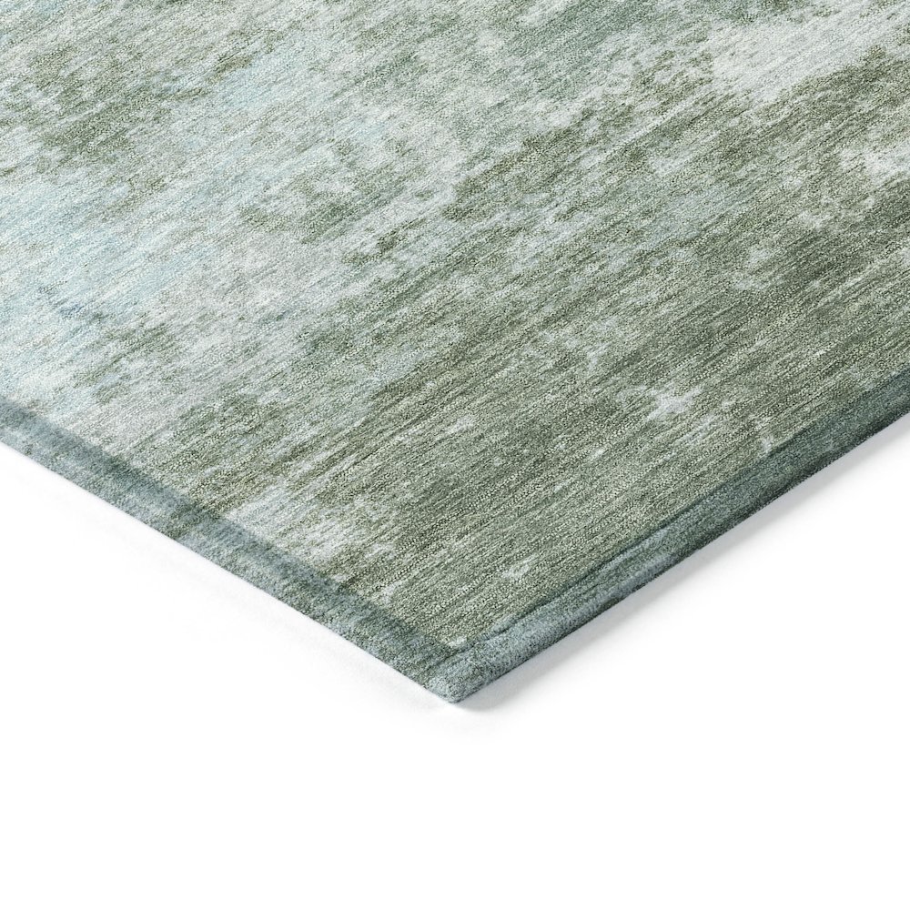 Machine Washable Indoor/Outdoor Chantille ACN2065 Sage 5' x 7'6" Rug. Picture 3