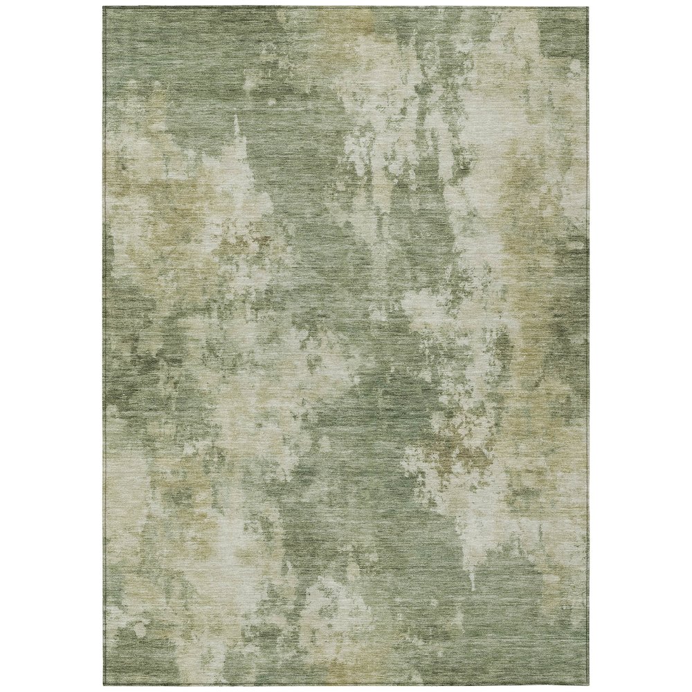 Machine Washable Indoor/Outdoor Chantille ACN2066 Sage 9' x 12' Rug. Picture 1