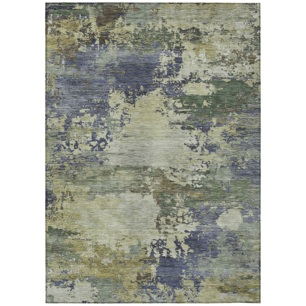 Machine Washable Indoor/Outdoor Chantille ACN2067 Purple 9' x 12' Rug. Picture 1