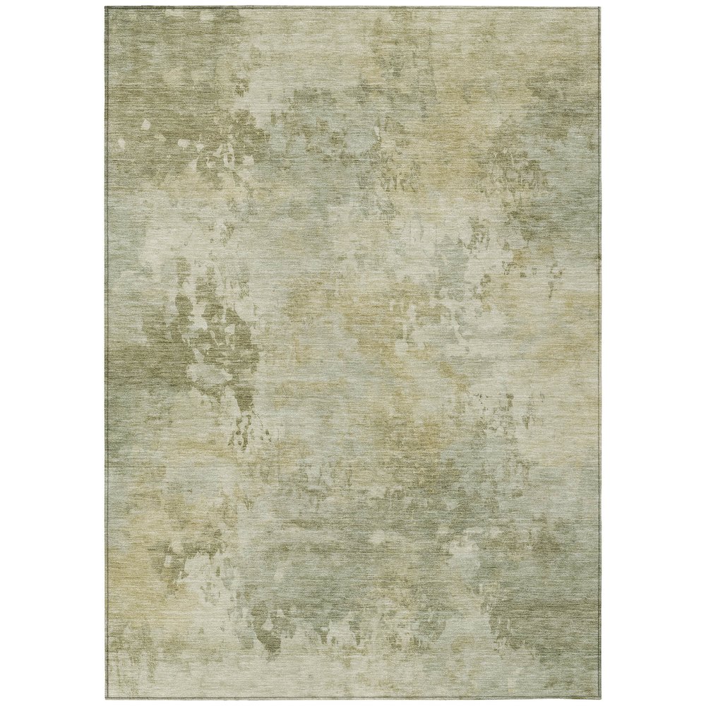Machine Washable Indoor/Outdoor Chantille ACN2073 Sage 9' x 12' Rug. Picture 1