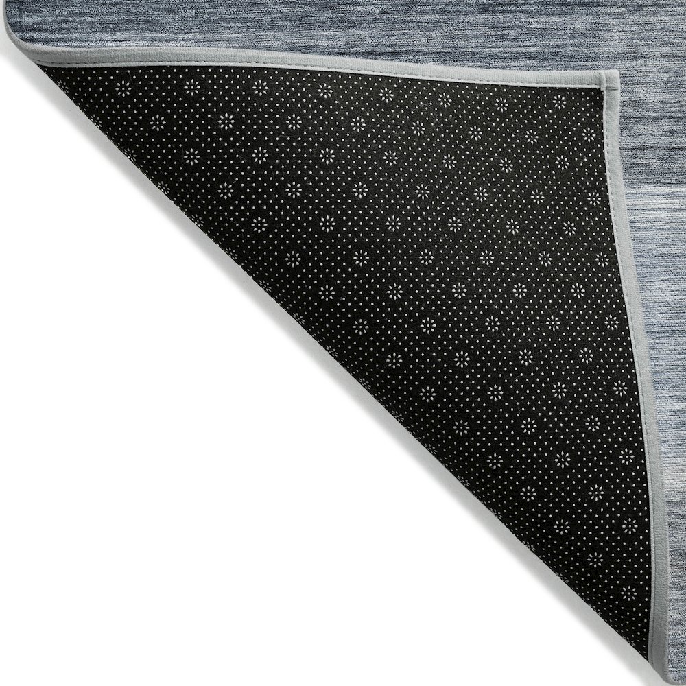 Machine Washable Indoor/Outdoor Chantille ACN2082 Denim 5' x 7'6" Rug. Picture 2