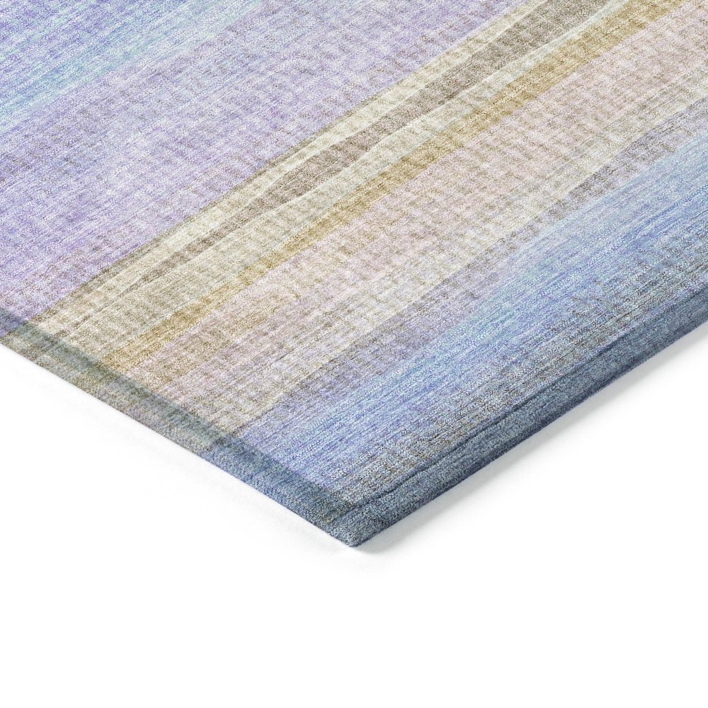 Machine Washable Indoor/Outdoor Chantille ACN2093 Lavender 5' x 7'6" Rug. Picture 3