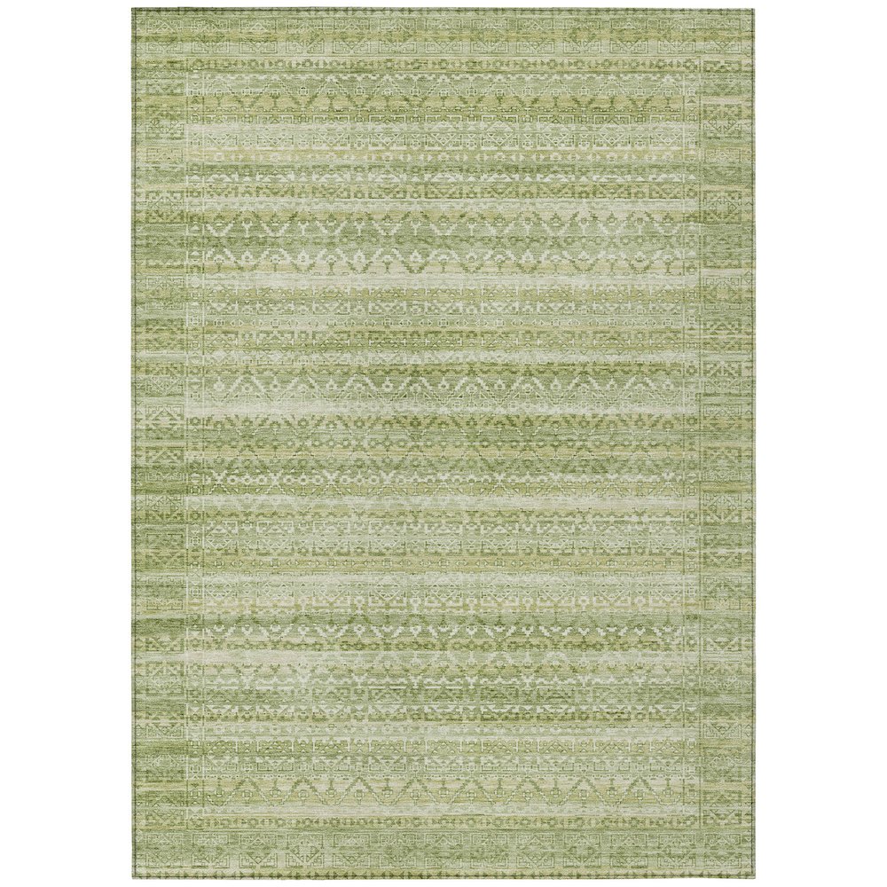 Machine Washable Indoor/Outdoor Chantille ACN2101 Sage 9' x 12' Rug. Picture 1