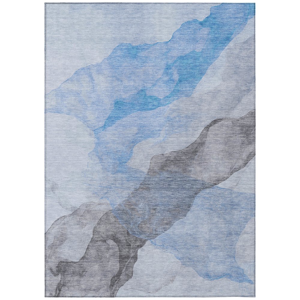 Machine Washable Indoor/Outdoor Chantille ACN2109 Sky 9' x 12' Rug. Picture 1
