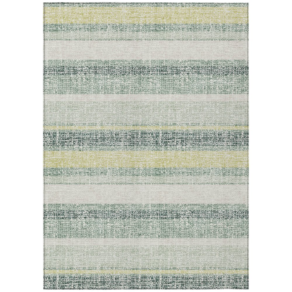 Machine Washable Indoor/Outdoor Chantille ACN2122 Seafoam 9' x 12' Rug. Picture 1